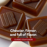Close-up of URVI Lion’s Mane Gummies texture