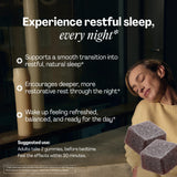 Close-up of URVI Natural Sleep Aid Gummies Cherry flavour
