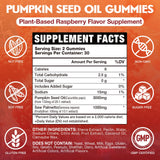 Close-up of VAJYKEWJY Pumpkin Seed Oil & Saw Palmetto Gummies