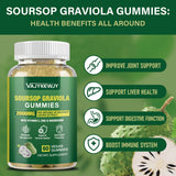 Close-up of VAJYKEWJY Soursop Gummies