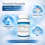 Close-up of Valboren Labs Nattokinase capsules