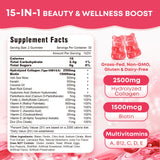 Close-up of Vazatisi Collagen Gummies strawberry flavour