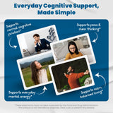 Close-up of VEGATOT Brain Support Supplement capsules
