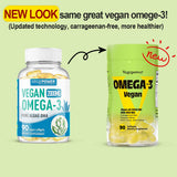 Close-up of VEGEPOWER Algae Omega-3 DHA softgels