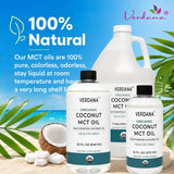 Close-up of Verdana Coconut MCT Oil bottle cap