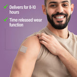 Close-up of Veru Wellness Sleep Aid Patch packaging