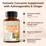 Close-up of Vimerson Health Turmeric Supplement capsules