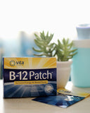 Close-up of Vita Sciences B12 Patch showing size