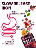 Close-up of Vitacook Iron Supplement tablet