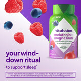 Close-up of Vitafusion Melatonin and Magnesium Gummies
