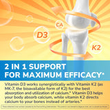 Close-up of Vitalibre Vitamin D3 K2 softgel
