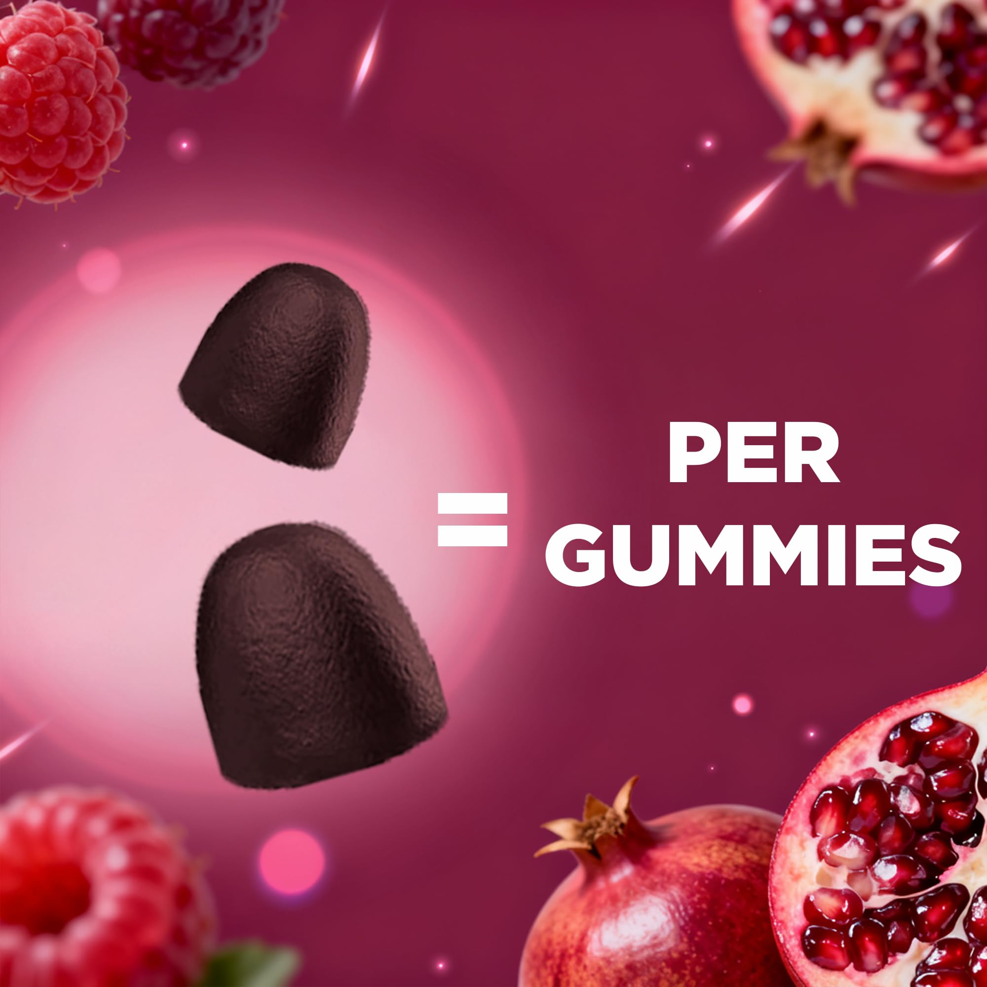 Close-up of Vitamatic gummies showcasing their pectin-based texture