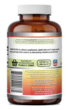 Close-up of Vitamin C capsule ingredients