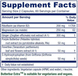 Close-up of Vitanica Butterbur Root Extract capsule