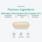 Close-up of Vitanica Probiotic Capsules showing capsule