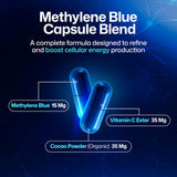 Close-up of Vitatims Methylene Blue Capsules