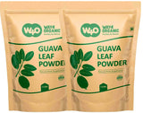 Close-up of WAY 4 ORGANIC W4O Guava Leaf Powder texture