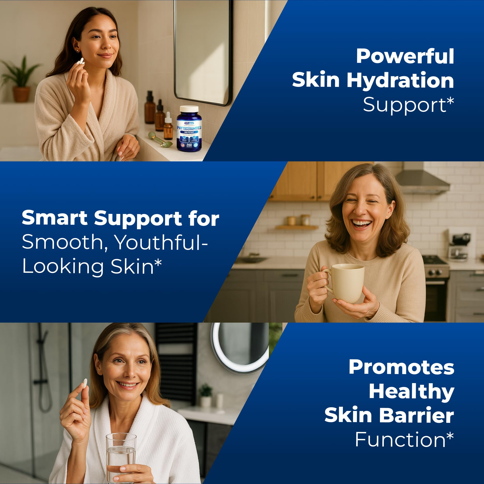 Close-up of We Like Vitamins Phytoceramides capsules