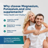 Close-up of Wekannufod Potassium Magnesium Supplement capsules