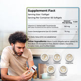 Close-up of WELLNESS EXTRACT Vitamin E softgel capsule