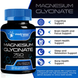 Close-up of WELLNESS LABSRX Magnesium Glycinate Capsules