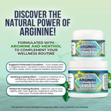 Close-up of Whole Family Products Arginine Circulation Cream packaging