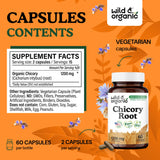 Close-up of Wild & Organic Chicory Root Inulin Capsules