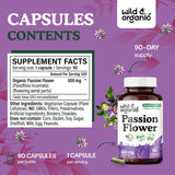 Close-up of Wild & Organic Passion Flower Capsules