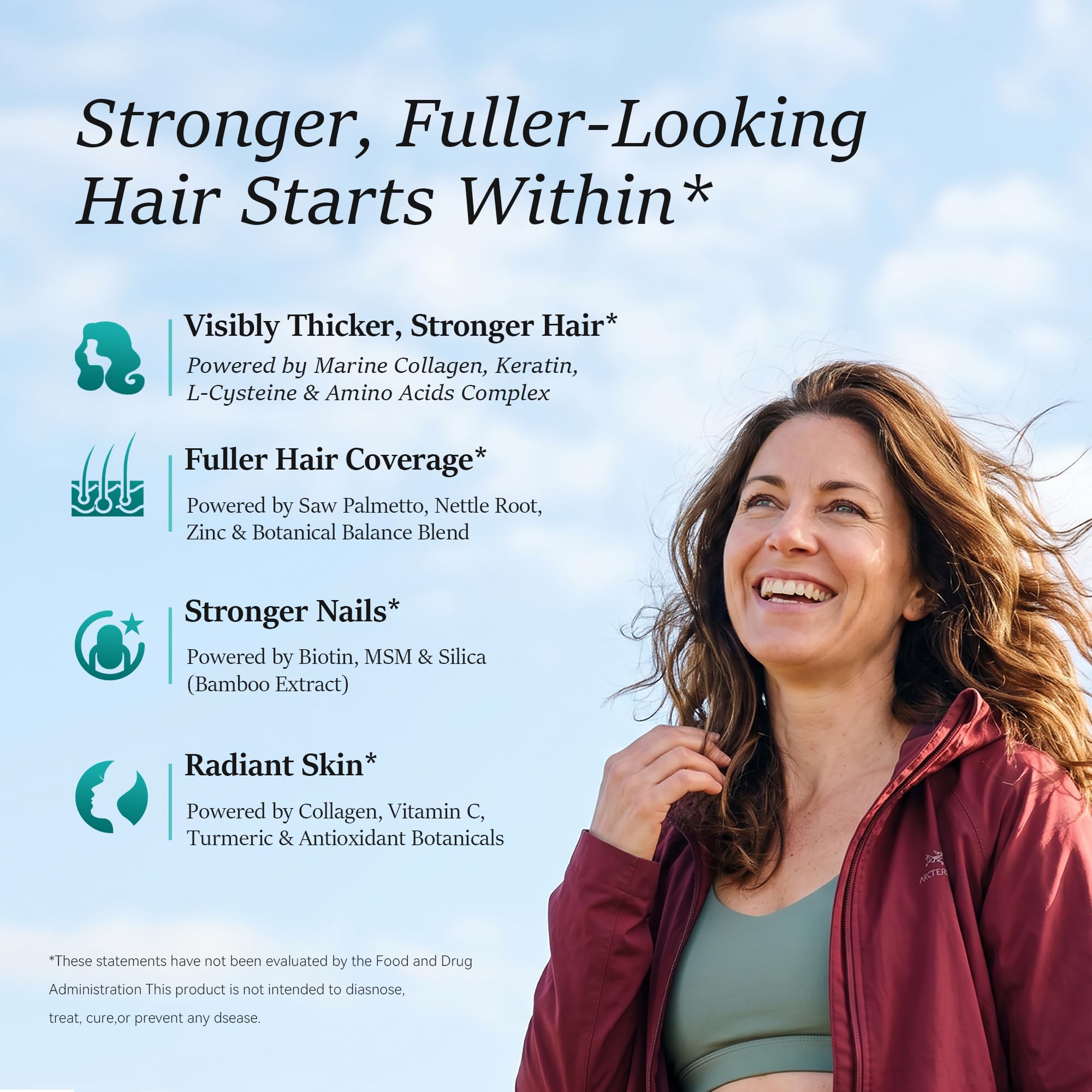 Close-up of Wiltormin Hair Growth Supplement capsules