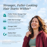 Close-up of Wiltormin Hair Growth Supplement capsules