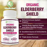 Close-up of Wiseceutical Elderberry Supplement capsules