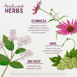 Close-up of WishGarden Kick-Ass Biotic Liquid Tincture label