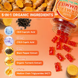 Close-up of XIAAN Turmeric Gummies