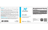 Close-up of XYMOGEN D3 5000 softgel