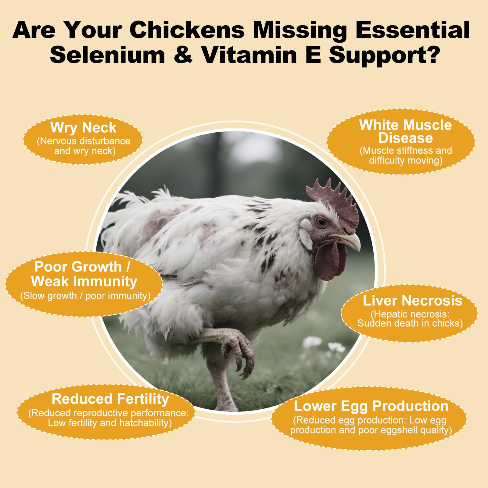 Close-up of Yakucho E+S Poultry Vitality Formula liquid
