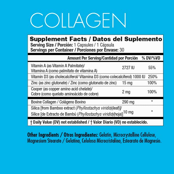 Close-up of Yes You Can! Collagen Supplement capsules