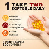 Close-up of YLOTRE Aged Garlic Extract Capsules