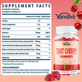 Close-up of Yonrave Uric Acid Cleanse Gummies showing tart cherry extract