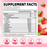 Close-up of YUULAI Essential Amino Acids Gummies strawberry flavour