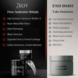 Close-up of ZAILYY Pure Himalayan Shilajit Resin texture