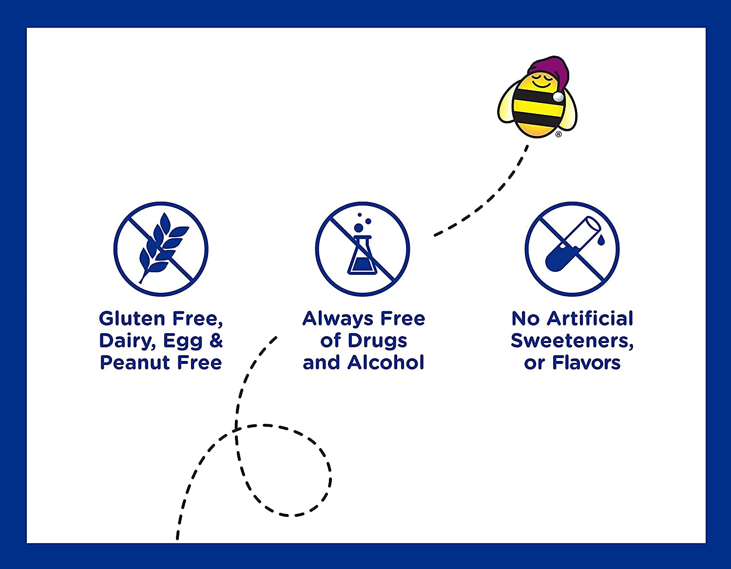Close-up of Zarbee's Children's Sleep Melatonin Chewable Tablets