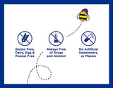 Close-up of Zarbee's Children's Sleep Melatonin Chewable Tablets