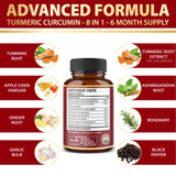 Close-up of Zolotus Turmeric Curcumin ingredients