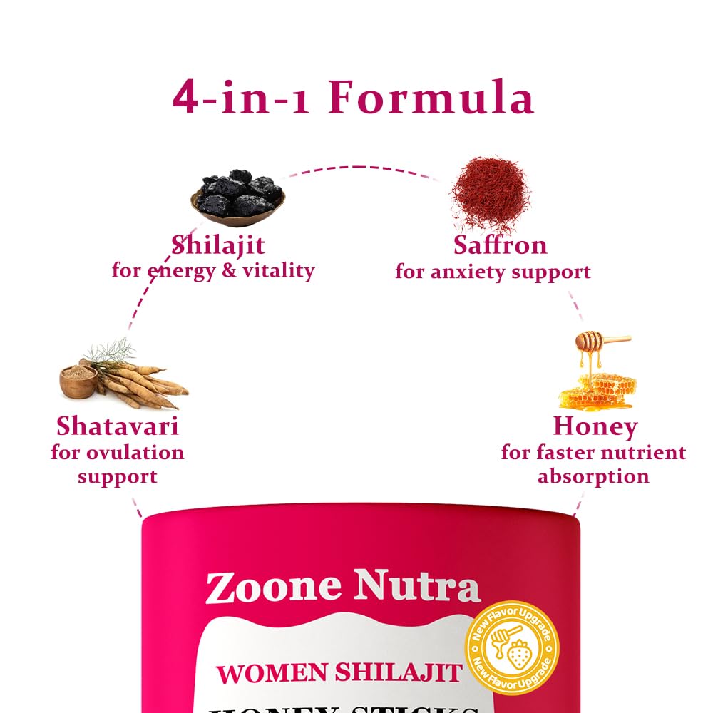 Close-up of Zoone Nutra Honey Stick with Shilajit