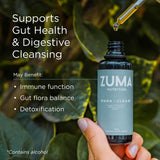 Close-up of Zuma Nutrition Para-Clear ingredients including walnut hulls and clove