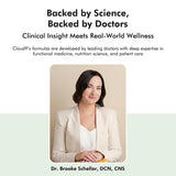 CLOUD9 BY REBOUND Liver Extracts Supplement on a wooden table
