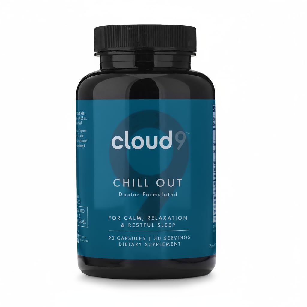 CLOUD9 Chill Out Calm & Supplement bottle front view