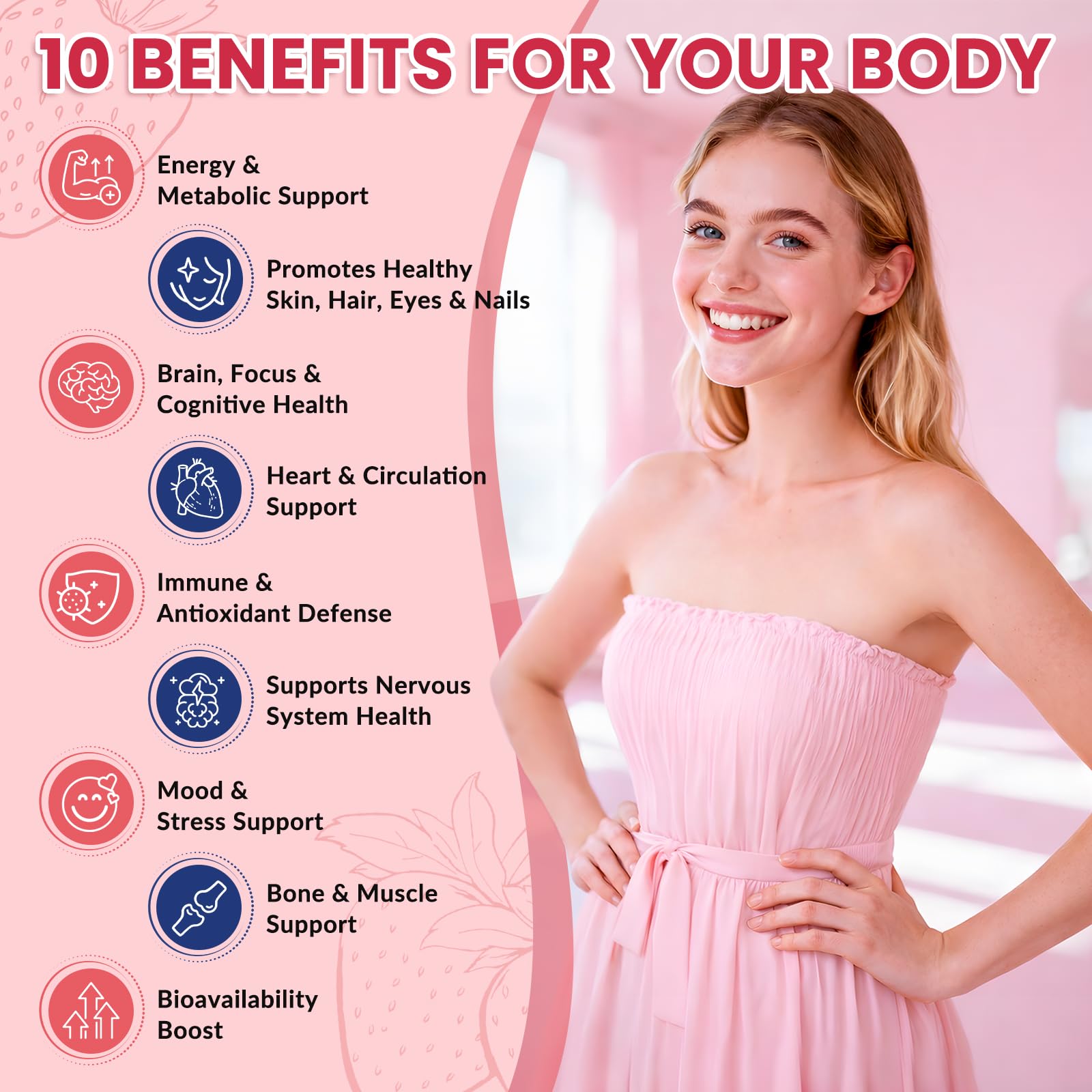 CNCHEF 17-in-1 Advanced B-Complex Plus supplement with lifestyle background