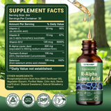 CNCHEF Alpha Lipoic Acid ingredients list on bottle