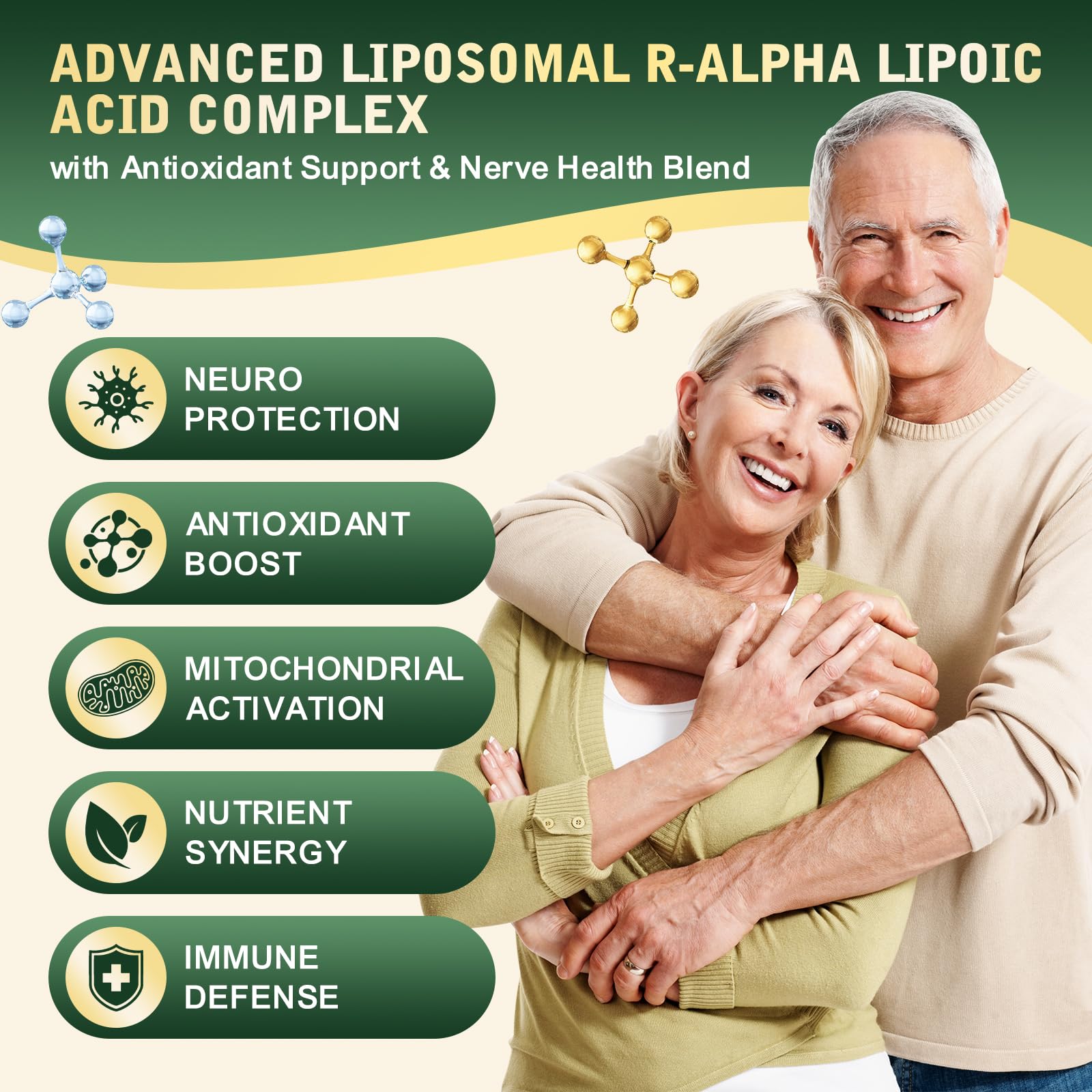 CNCHEF Alpha Lipoic Acid liquid supplement with dropper